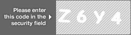 captcha code for visual authentication  letter Z number 6 letter Y number 4